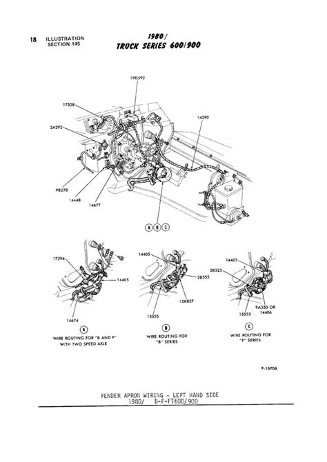 The following catalog pages are of parts for the rear brakes with their part numbers, as well as, the part. . Ford l8000 parts diagram